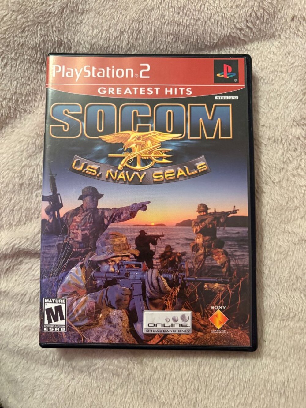 SOCOM U.S. Navy Seals Game for the Playstation Two (PS2)